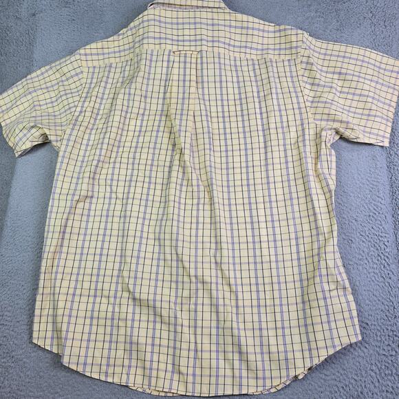 Orvis Button Front Shirt Lot of 2 Men's XL Green & Yellow Plaid Casual As Is - Picture 14 of 15